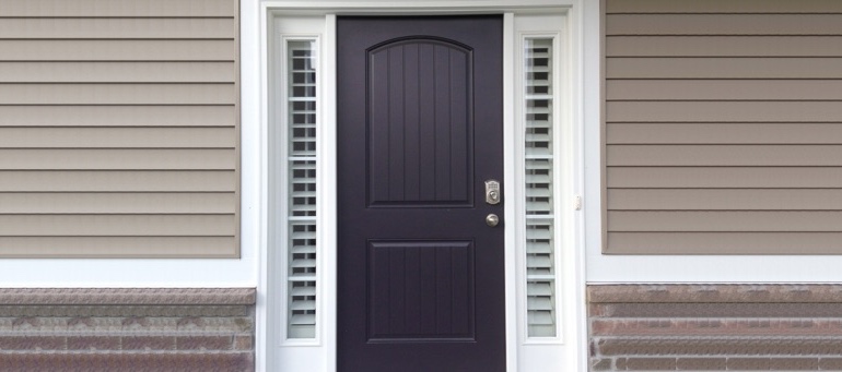 Entry Door Sidelight Shutters In Salt Lake City, Utah